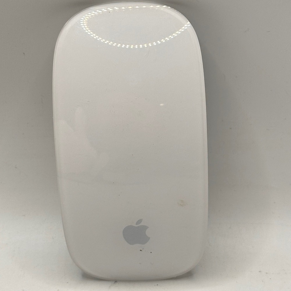 Apple Magic Mouse 1 Wireless Bluetooth A1296 White Silver AA Battery Powered
